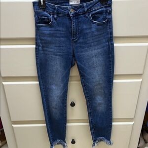 Cello Women's Dark Blue Ankle Jeans